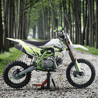 Motocicleta Todoterreno APAQ de 125cc-190cc con Faro, Motor de Gasolina de 4 Tiempos, Freno de Disco Delantero/Trasero, Arranque a Patada