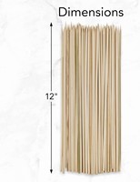 Ecologische, moderne, vierkante bamboe spiesjes voor Thanksgiving shish kebabs en groente/fruit kebobs