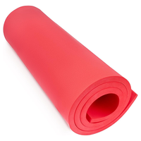 Rouleau de feuilles de mousse EVA rouge, mousse EVA artisanale de 10 mm, 39''x13.9'', haute densité 86 kg/m3 pour Halloween, cosplay, bricolage