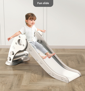 Cercado Protetor de Plástico HDPE Dobrável com Design Moderno, Parque Infantil Interno com Conjunto de Balanço e Escorregador para Crianças - Product Image 4