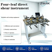 Machine d'essai de cisaillement direct pour sols, simple et quadruple, équipement d'essai de sols, garantie 1 an