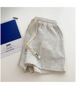 Pantalones cortos deportivos sueltos para mujer, pantalones cortos informales de corte recto de moda cómodos para el hogar de pierna ancha fina de verano - Product Image 6