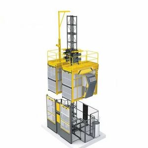 Elevador de Construcción de Doble Caja de Cambios SC200/200FS1, Capacidad de 2x2 Toneladas, Altura de 100 m, Elevador de Pasajeros de Alta Eficiencia, Sur - Product Image 1