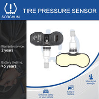 Capteur de pression des pneus universel Sorghum 433mhz, capteur TPMS pour BMW LandRover Volkswagen Renault Peugeot Mercedes-Benz