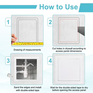 Porte <span class=keywords><strong>d</strong></span>'inspection carrée moderne en aluminium à loquet tactile sur mesure pour accès aux cuisines commerciales et panneaux de <span class=keywords><strong>plafond</strong></span> - Product Image 5