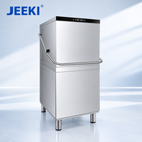 Lave-vaisselle commercial de type capot JEEKI, automatique, en acier inoxydable, pour restaurant, hôtel