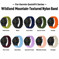 Gelang Nilon Tenun Ramah Kulit untuk Garmin Fenix 8 7X dengan Gesper Magnetik Kuat, Nyaman untuk Olahraga Luar Ruangan