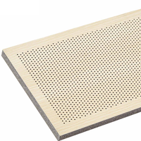 Panneau acoustique micro-perforé en placage de bois coloré de qualité supérieure, classe ignifuge, haute réduction du bruit, salon, chambre à coucher, moderne
