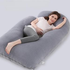 Amity Factory Wholesale U-Shaped Maternity Pregnancy Pillow Solid Body Removable And Washable For Side Sleeping <strong>Pregnant</strong> Women