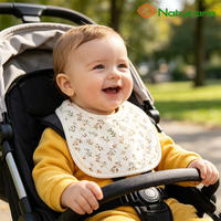 Bavoirs en coton pour nouveau-nés, imprimés sur mesure, absorbants, 100% coton, bavoirs pour bébés de haute qualité, tricotés, serviettes anti-bave pour nourrissons