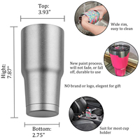Gobelets isothermes en acier inoxydable à double paroi de 30 oz avec logo personnalisé, cadeau d'entreprise, vente en gros