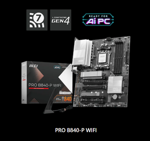 Tarjeta Madre PRO B840-P WIFI AM5 ATX DDR5 Compatible con CPU AMD Ryzen Serie 7000/8000/9000 - Product Image 6