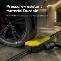 Cable de Carga para Vehículos Eléctricos Portátil de 7kW 32A, Impermeable IP66, Tipo 2, Estándar Europeo, con Control Inteligente de Temperatura
