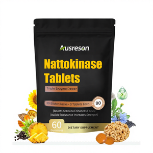 Ausreson <span class=keywords><strong>Natto</strong></span> Extract Nattokinase Tabletten Supplement Serrapeptase 3-in-1 Nattokinase Tabletten voor de Hart - Product Image 1