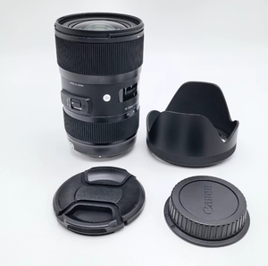 Objectif Sigmas 18-35mm F1.8 Art DC HSM compatible avec monture EF, objectif zoom noir, mode de mise au point - Product Image 1