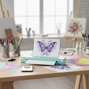 Impresora Phomemo A4 M08F carta viaje compacto inalámbrico portátil <span class=keywords><strong>tatuaje</strong></span> plantilla impresora térmica portátil máquina sin tinta - Product Image 1
