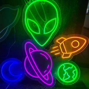 Enseigne néon <span class=keywords><strong>Anime</strong></span> suspendue au mur Dimmer Control Brightness Adjustable Acrylic Neon Sign - Product Image 4