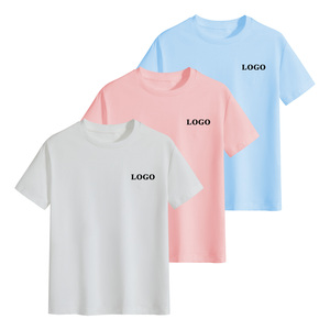 Vente en gros de t-shirts d'été personnalisés pour hommes, col rond, coton, 250 grammes, léger, respirant, cadeau promotionnel, chemises de travail OEM ODM - Product Image 1
