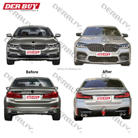 Haute qualité pour bmw G30 nouveau G30 LCI M5 CS kit carrosserie comprend pare-chocs avant pare-chocs arrière jupe latérale phares
