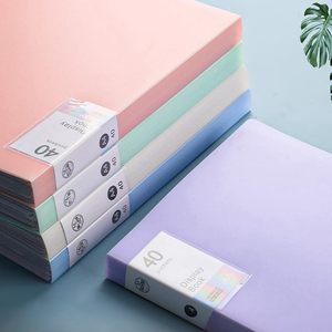 Custom Large Capacity A4 PP Material Morandi Color Insert Transparent <b>Music</b> Clip Printed Logo Label <b>Box</b> File - Product Image 6
