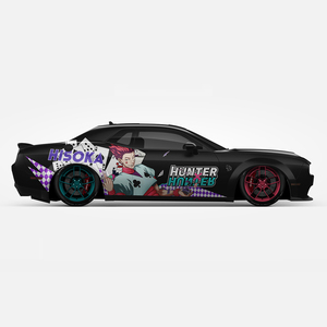 Venta al por mayor Hunter x Hunter car WRAP 06, diseño de coche de abrigo grande. Calcomanía pegatina <span class=keywords><strong>Anime</strong></span> Itasha | Lado del gráfico del coche | Vinilo Deca - Product Image 2