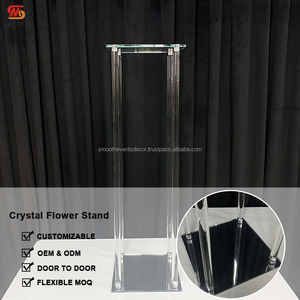 SMOOTH Customized Factory Direct Wholesale Wedding Table Centerpiece Acrylic Flower <b>Stand</b> for Parties - Product Image 2