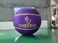 Ballon de basket gonflable géant avec logo personnalisé en PVC, ballon sportif gonflable pour la publicité et la décoration d'événements