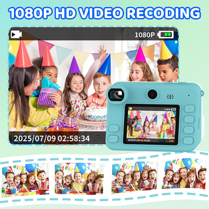 Trẻ Em Máy Ảnh Kỹ Thuật Số Mini Phim Hoạt Hình Trò Chơi Đồ Chơi Dễ Thương Trẻ Em Máy Ảnh Kỹ Thuật Số Dslr Ẩn 1080P Trẻ Em Ngay Lập Tức Máy Ảnh 2.4 Inch IPS Màn Hình - Product Image 5