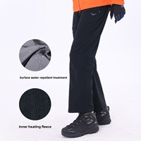 Pantalon Softshell Homme Personnalisable avec Logo, Nouvelle Collection, Doublure Polaire, Coupe-Vent, Résistant à l'Eau, Écologique, Réversible et Respirant