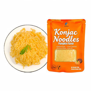 Noodles di Konjac al Gusto di Zucca, Vendita Calda, Basso Contenuto di Carboidrati, 0 Zuccheri, Basse Calorie, Noodles Istantanei Shirataki, Spaghetti ad Alto Contenuto di Fibre - Product Image 1