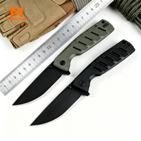 Couteau pliant de haute qualité en acier D2, manche G10, 20 cm de longueur totale, OEM, couteau de poche pour le camping en plein air, EDC