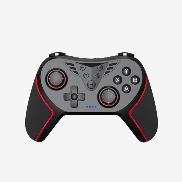 For Switch Compatible Wireless Joystick Gamepad with Game Wheel Steering ABS Material Dual Connection (Wireless BT/2.4g)
