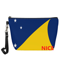 Pochette de voyage Tokelau personnalisée avec drapeau national imprimé UV, pour les voyages, le rangement de la coiffeuse à domicile, article de collection des îles du Pacifique