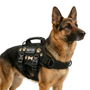Fabrik <span class=keywords><strong>OEM</strong></span> Benutzerdefiniertes Markenlogo Robuste Schnalle Große Hunde-Trainingsweste Sport-Haustiergeschirr - Product Image 4