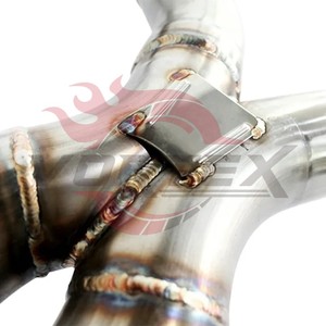 Échappement arrière sport Vortex SS304 en acier inoxydable pour Panamera 971 2.9T 3.0T avec embouts quadruples en fibre de carbone - Product Image 4