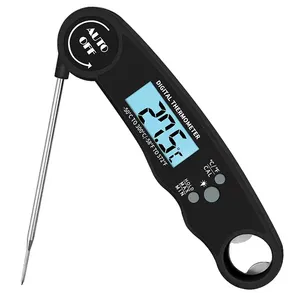 Hot Selling Folding Waterproof Instant Read Kitchen Milk Meat Food Digital Thermometer for Outdoor Cooking BBQ