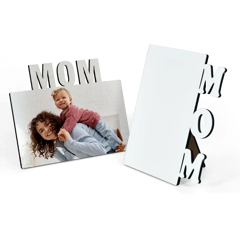 mothers day gifts Wood photo Frame Sublimation 180*150*5MM MDF mother's day photo picture frame for transfer printing