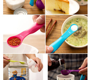 Hot Selling 5 Stück Kochgeschirr Küchen helfer Backwerk zeug Buntes Mini-Messlöffel-<span class=keywords><strong>Set</strong></span> zum Kochen - Product Image 6