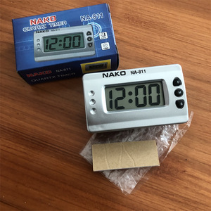 Nako Quartz Timer Na-811 Digital Portable Rectangle Clock For Parking Medication - Product Image 1
