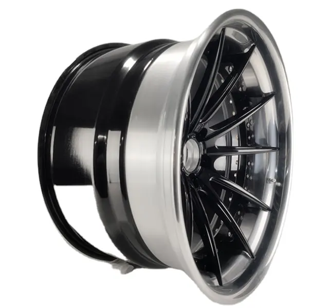 Weiya 15"16"17" 18" 19" 20" 21" 22" 23" 24" 26" inch custom Deep Concave 3 piece forged alloy car wheels