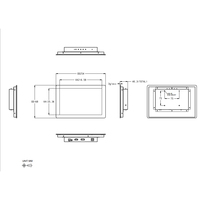 Monitor LCD de Marco Abierto Industrial, Proveedor OEM, Pantalla de 10.1, 15.6, 17.3 y 21.5 Pulgadas para Integración en Equipos
