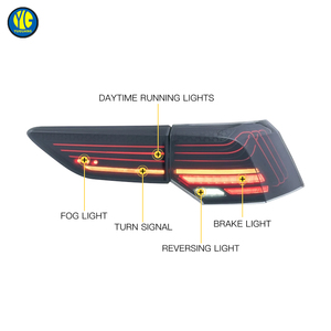 Feux arrière YU GUANG pour Volkswagen GOLF 8 (2021-2025) – Amélioration des feux arrière Golf 8 MK 8 avec clignotants LED <span class=keywords><strong>laser</strong></span> et feux <span class=keywords><strong>stop</strong></span> - Product Image 5