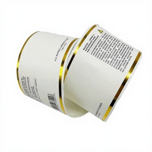 Etiqueta Rectangular Personalizable con Lámina Dorada, 3 Diámetros, Vinilo Impermeable, Directo de Fábrica, para Manualidades, Perfumes, Velas, Cosméticos - Product Image 3