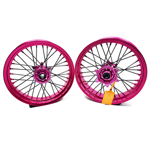 Llantas de aleación de aluminio GLM de <span class=keywords><strong>17</strong></span> pulgadas de alta calidad para bicicletas de Cross YZ250F YZ450, nuevas llantas Supermoto para motocicleta CRF delantera y <span class=keywords><strong>trasera</strong></span> - Product Image 4