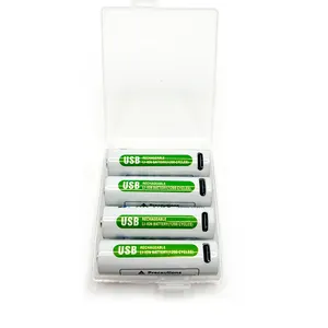 AA 1.5V 2000毫安时重量AA电池磁性USB充电电池锂电池