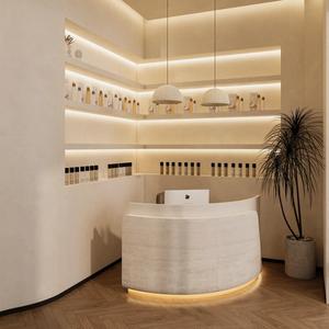 Tủ trưng bày mỹ phẩm, salon nail thiết kế riêng, có đèn LED, kệ treo tường cho cửa hàng làm đẹp - Product Image 3