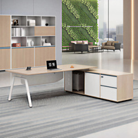 Popolare Scrivania Direzionale Ergonomica in Legno di Alta Qualità, Moderna e Lussuosa per Ufficio, Scuola e Casa