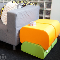 OEM Tender Playful Ensemble de tabourets en mousse 2 pièces pour enfants Jouet doux pour aire de jeux intérieure pour l'école et le centre commercial