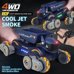 Vendita calda 2.4G telecomando Spray cucciolo auto Robot giocattolo per bambini Stunt RC auto giocattolo con suoni musicali Robot cane - Product Image 2