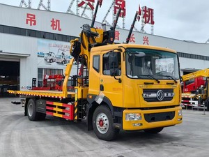 Camión de rescate todoterreno DONGFENG 4x2 4x4 personalizado con grúa 8T, grúa de pluma plegable 10T para accidentes de tráfico, portador de coche malo - Product Image 3